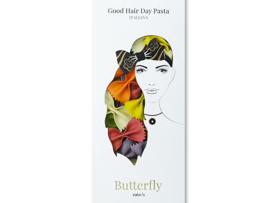 Good Hair Day Pasta Butterfly 1960’s