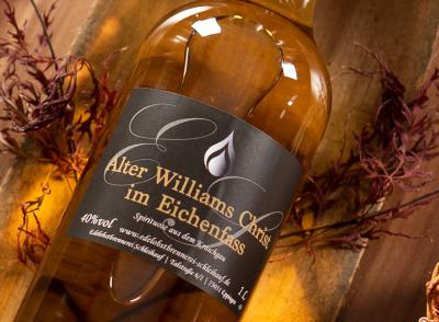 Edelobstbrennerei Schleihauf Alter Williams Christ im Eichenfass 40% Vol.