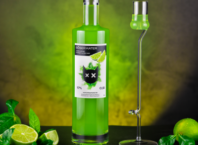 Böser Kater Juicy Lime Limetten Likör 0,5l 17%