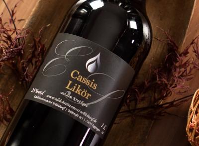 Edelobstbrennerei Schleihauf Cassis Likör 25% Vol.