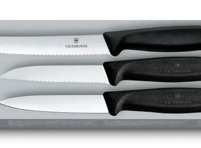 Swiss Classic Gemüsemesser-Set, 6-teilig schwarz