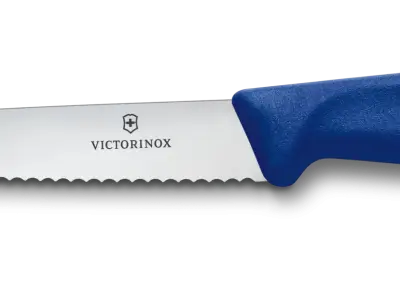 Swiss Classic Steakmesser Wellenschliff blau