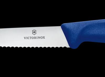 Swiss Classic Steakmesser Wellenschliff blau