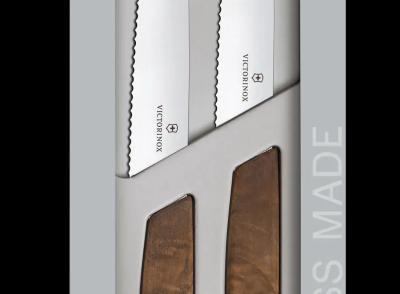 Swiss Modern Steakmesser-Set, Wellenschliff