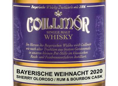 Liebl Coillmòr Bayerische Weihnacht 2020 Edition Sherry Oloroso / Rum / Bourbon Cask 46% vol.