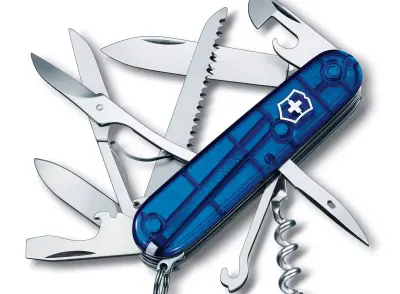 Taschenmesser Huntsman blau