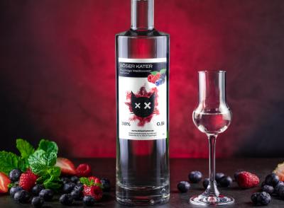 Böser Kater Fruchtige Waldbeeren Spirituose 0,5l 38% Vol.