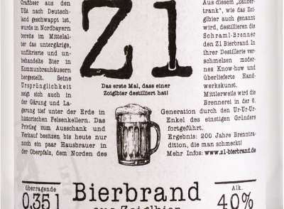 Schraml Z1 – Bierbrand aus Zoiglbier